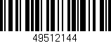 Código de barras (EAN, GTIN, SKU, ISBN): '49512144'
