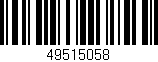 Código de barras (EAN, GTIN, SKU, ISBN): '49515058'