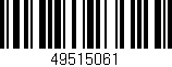 Código de barras (EAN, GTIN, SKU, ISBN): '49515061'