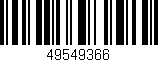 Código de barras (EAN, GTIN, SKU, ISBN): '49549366'