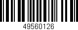 Código de barras (EAN, GTIN, SKU, ISBN): '49560126'