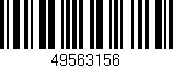 Código de barras (EAN, GTIN, SKU, ISBN): '49563156'