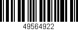 Código de barras (EAN, GTIN, SKU, ISBN): '49564922'