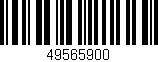 Código de barras (EAN, GTIN, SKU, ISBN): '49565900'