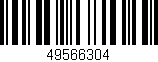 Código de barras (EAN, GTIN, SKU, ISBN): '49566304'