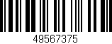 Código de barras (EAN, GTIN, SKU, ISBN): '49567375'