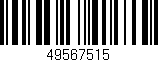 Código de barras (EAN, GTIN, SKU, ISBN): '49567515'