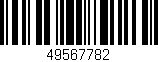 Código de barras (EAN, GTIN, SKU, ISBN): '49567782'
