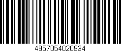Código de barras (EAN, GTIN, SKU, ISBN): '4957054020934'