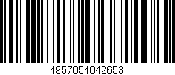 Código de barras (EAN, GTIN, SKU, ISBN): '4957054042653'