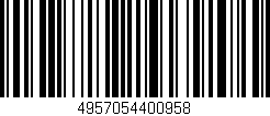 Código de barras (EAN, GTIN, SKU, ISBN): '4957054400958'