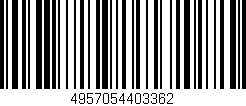 Código de barras (EAN, GTIN, SKU, ISBN): '4957054403362'