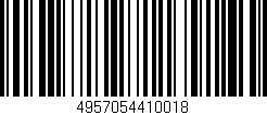 Código de barras (EAN, GTIN, SKU, ISBN): '4957054410018'