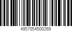 Código de barras (EAN, GTIN, SKU, ISBN): '4957054500269'