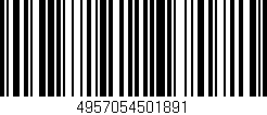 Código de barras (EAN, GTIN, SKU, ISBN): '4957054501891'