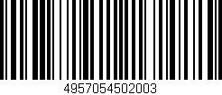 Código de barras (EAN, GTIN, SKU, ISBN): '4957054502003'