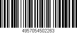 Código de barras (EAN, GTIN, SKU, ISBN): '4957054502263'