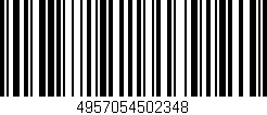 Código de barras (EAN, GTIN, SKU, ISBN): '4957054502348'