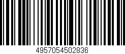 Código de barras (EAN, GTIN, SKU, ISBN): '4957054502836'