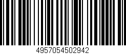 Código de barras (EAN, GTIN, SKU, ISBN): '4957054502942'