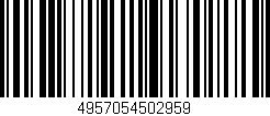 Código de barras (EAN, GTIN, SKU, ISBN): '4957054502959'