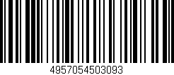 Código de barras (EAN, GTIN, SKU, ISBN): '4957054503093'
