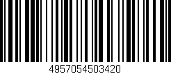 Código de barras (EAN, GTIN, SKU, ISBN): '4957054503420'