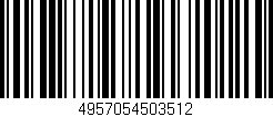 Código de barras (EAN, GTIN, SKU, ISBN): '4957054503512'