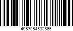 Código de barras (EAN, GTIN, SKU, ISBN): '4957054503666'