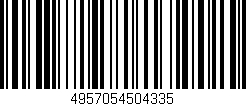Código de barras (EAN, GTIN, SKU, ISBN): '4957054504335'