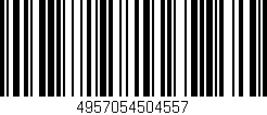 Código de barras (EAN, GTIN, SKU, ISBN): '4957054504557'