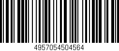 Código de barras (EAN, GTIN, SKU, ISBN): '4957054504564'