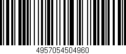 Código de barras (EAN, GTIN, SKU, ISBN): '4957054504960'