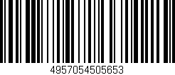 Código de barras (EAN, GTIN, SKU, ISBN): '4957054505653'