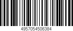 Código de barras (EAN, GTIN, SKU, ISBN): '4957054506384'