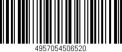 Código de barras (EAN, GTIN, SKU, ISBN): '4957054506520'