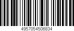 Código de barras (EAN, GTIN, SKU, ISBN): '4957054506834'