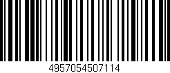 Código de barras (EAN, GTIN, SKU, ISBN): '4957054507114'