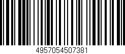 Código de barras (EAN, GTIN, SKU, ISBN): '4957054507381'