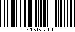 Código de barras (EAN, GTIN, SKU, ISBN): '4957054507800'