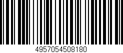 Código de barras (EAN, GTIN, SKU, ISBN): '4957054508180'
