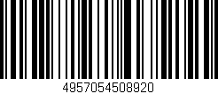 Código de barras (EAN, GTIN, SKU, ISBN): '4957054508920'
