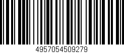 Código de barras (EAN, GTIN, SKU, ISBN): '4957054509279'