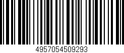 Código de barras (EAN, GTIN, SKU, ISBN): '4957054509293'