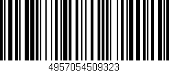 Código de barras (EAN, GTIN, SKU, ISBN): '4957054509323'