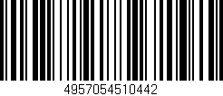 Código de barras (EAN, GTIN, SKU, ISBN): '4957054510442'