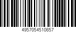Código de barras (EAN, GTIN, SKU, ISBN): '4957054510657'