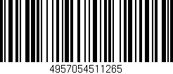 Código de barras (EAN, GTIN, SKU, ISBN): '4957054511265'