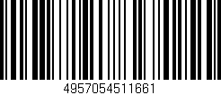 Código de barras (EAN, GTIN, SKU, ISBN): '4957054511661'