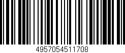 Código de barras (EAN, GTIN, SKU, ISBN): '4957054511708'